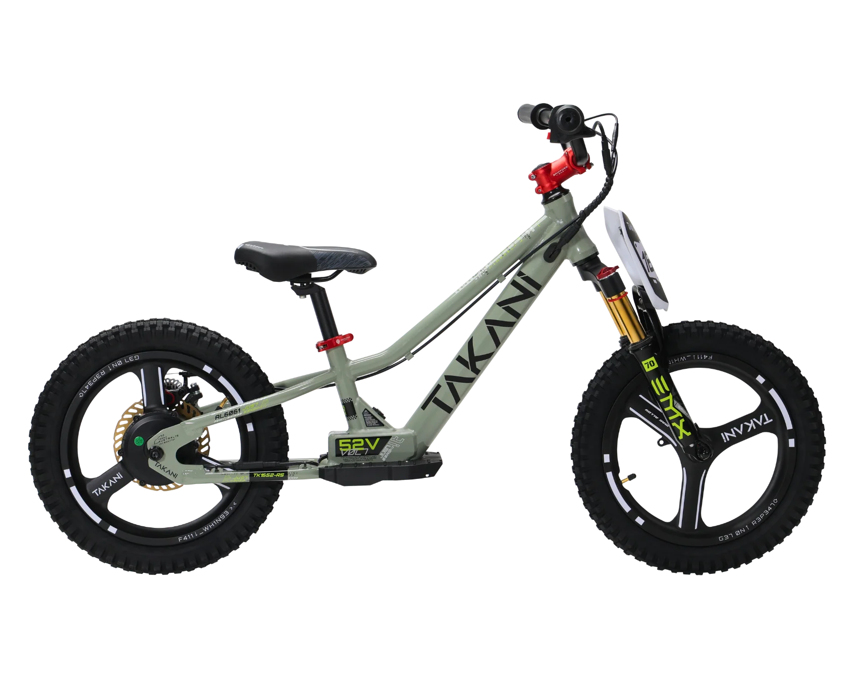 350W TAKANI Electric Balance Bike 16'' - TK1652-RS Flat Grey