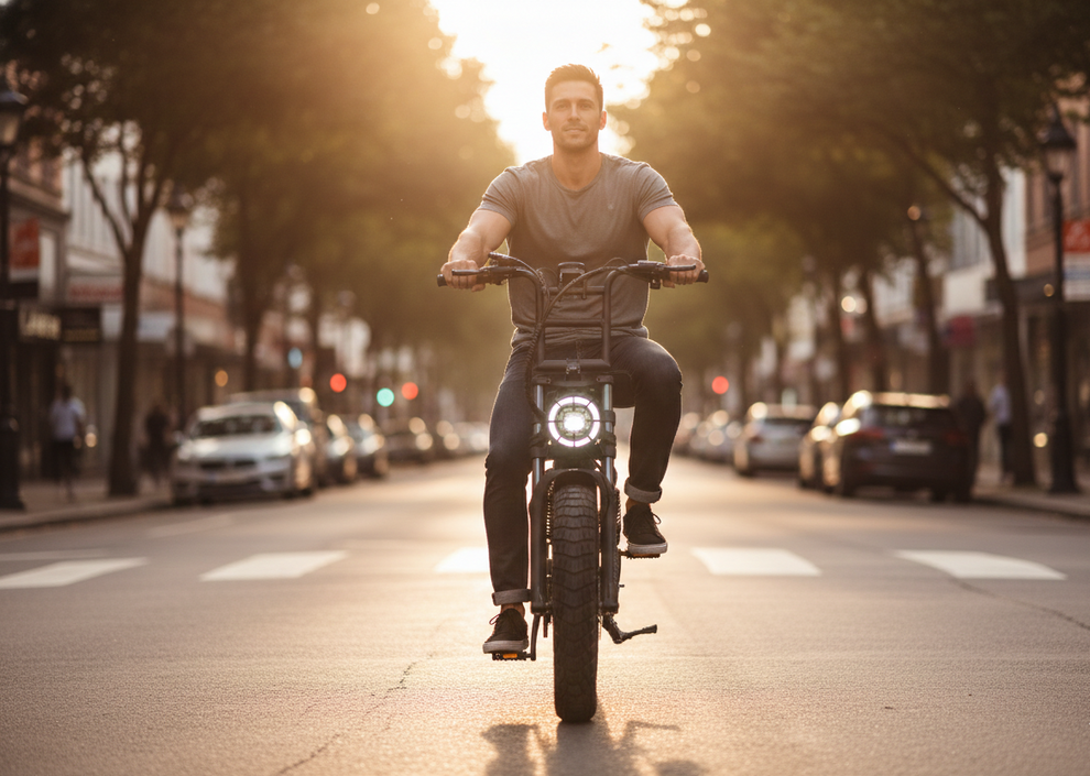 EWHIP THE BOOM | STREET LEGAL FAT TYRE EBIKE | CAFE RACER