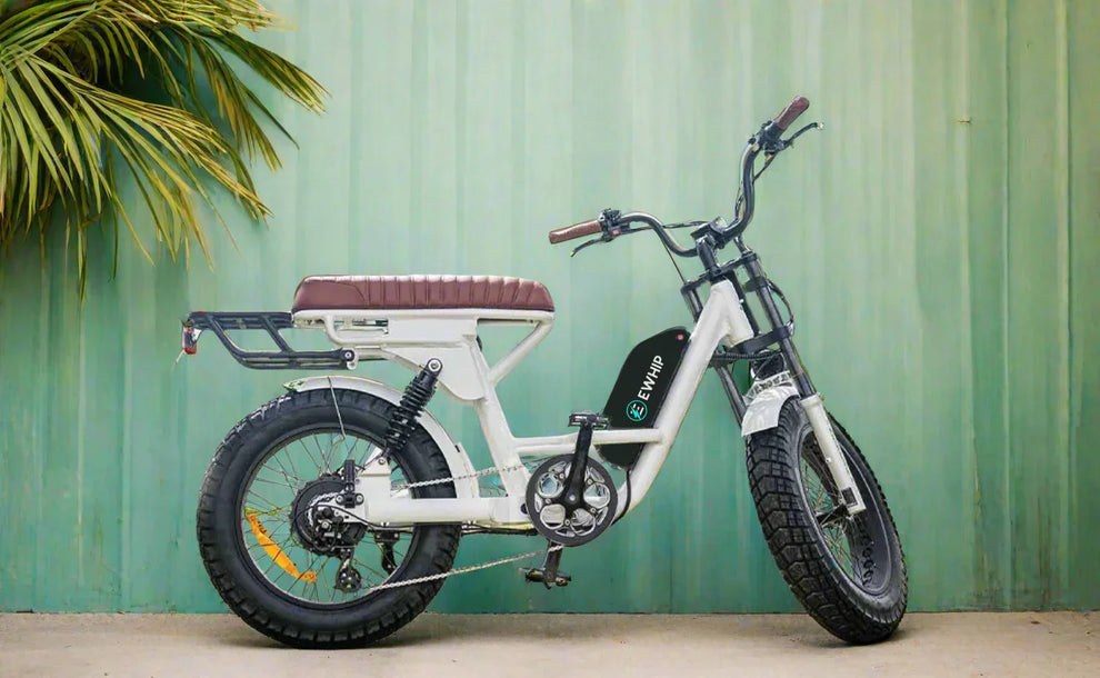 EWHIP THE CAPTAIN | 1000w FAT TYRE EBIKE | VINTAGE MOTO STYLE
