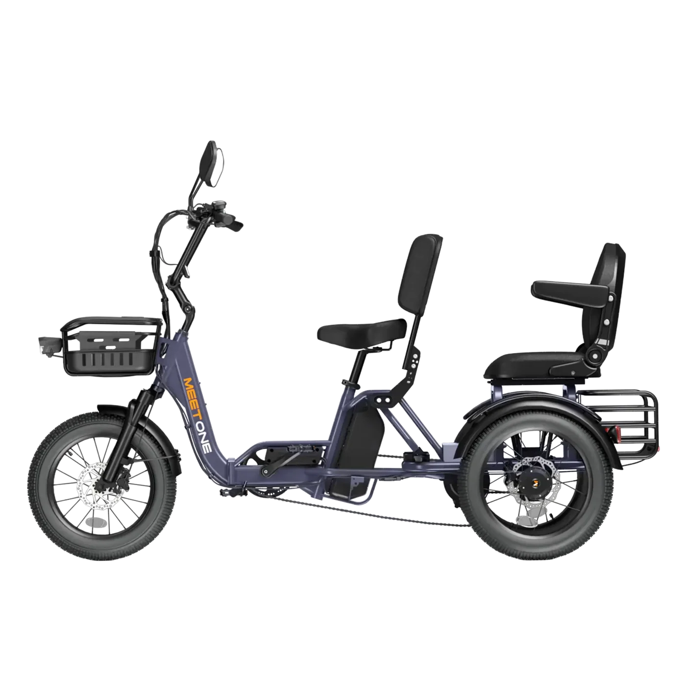 Meet One Pair Electric Trike with Passenger Seat
