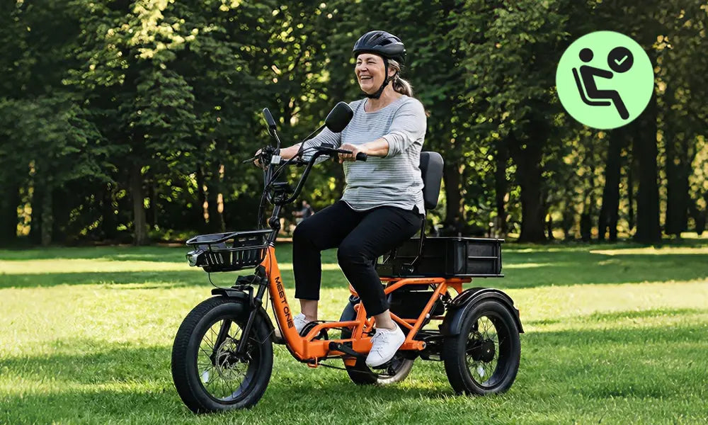 Meet One Breeze  Pro  2.0  Full Suspension Fat Tire ElectricTrike