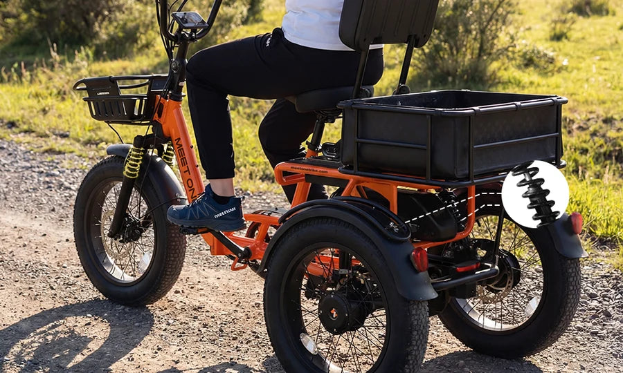 Meet One Breeze  Pro  2.0  Full Suspension Fat Tire ElectricTrike