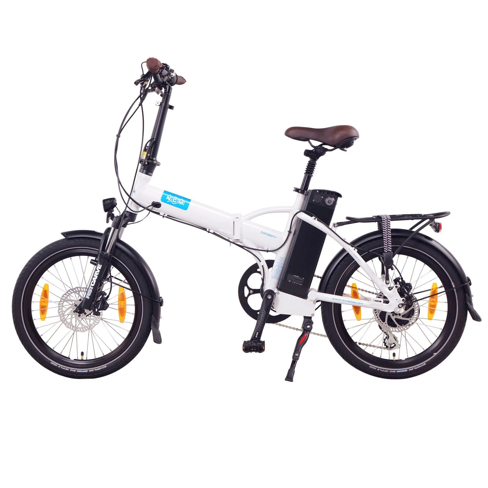 NCM London+ Folding E-Bike, 250W, 36V 19Ah 684Wh Battery, 20 | Leon Cycle Ebikes