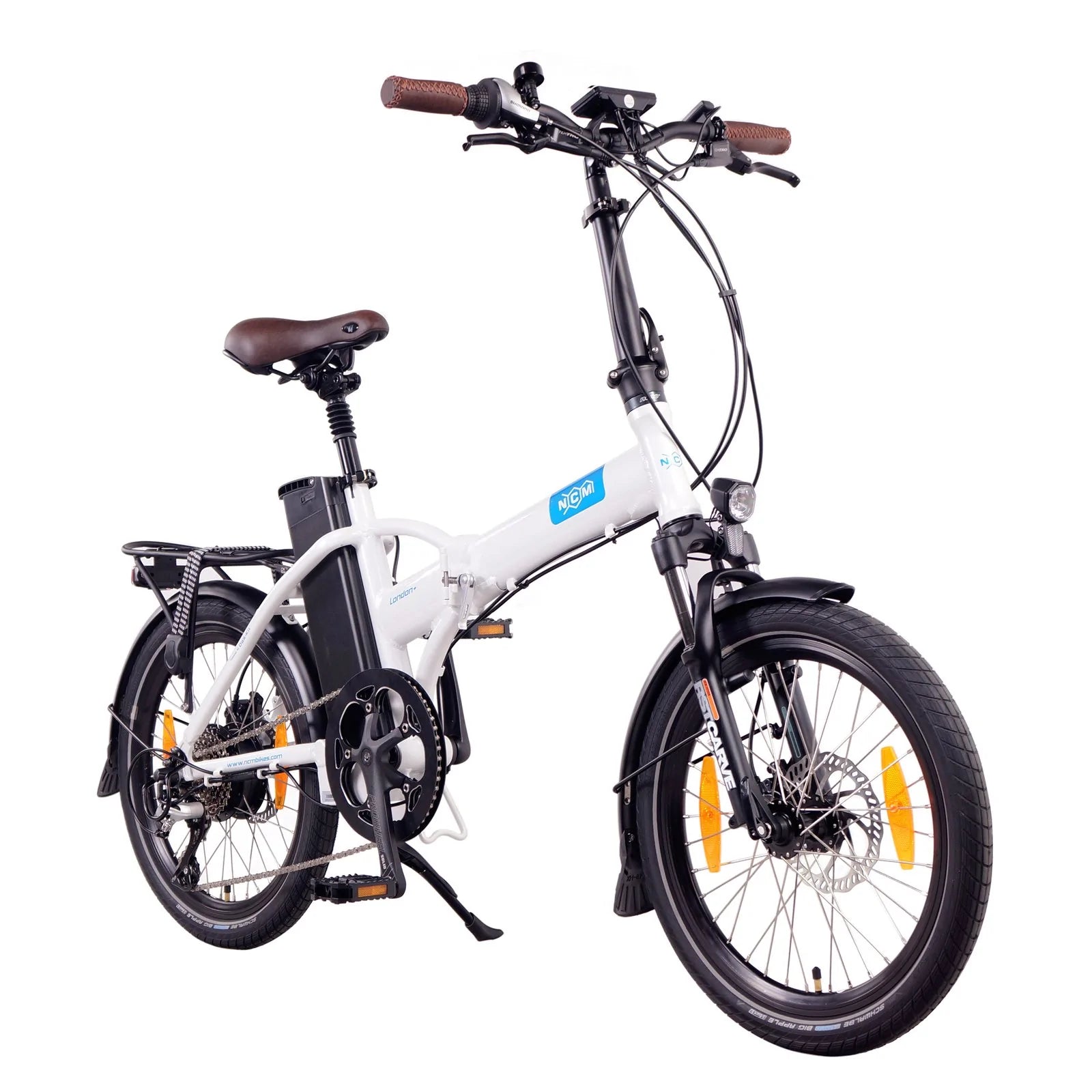 NCM London+ Folding E-Bike, 250W, 36V 19Ah 684Wh Battery, 20 | Leon Cycle Ebikes